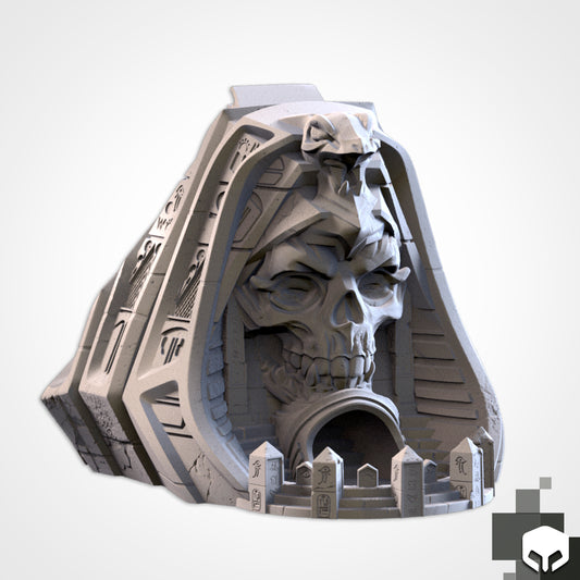 Pharaoh Skull Dice Tower from The Game of Destiny Dice Towers by Txarli Factory